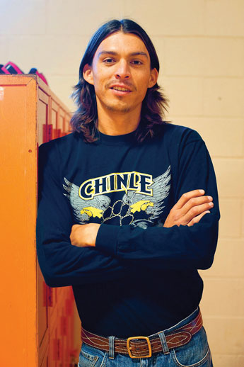 Chinle High School Strength and Conditioning teacher Shaun Martin was recently named Arizona Rural Teacher of the Year. Martin has been teaching at the school for eight years. © 2011 Gallup Independent / Brian Leddy  